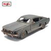 Майсто 1:24 1967 Ford Mustang GT Сделать старый Модифицированная версия Высокодетализированная литая модель автомобиля Точность Коллекция моделей Подарок