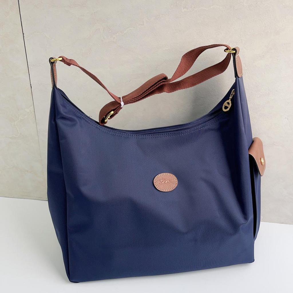 2024 Женская сумка-хобо большого объема через плечо под мышкой - Модный французский стиль "пельмень"