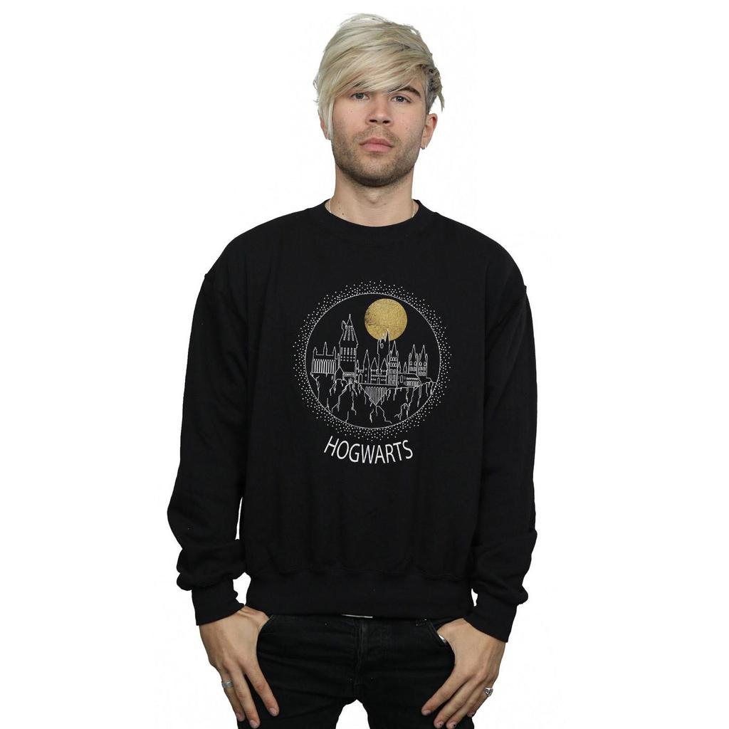 HARRY POTTER Mens Hogwarts Circle Sweatshirt