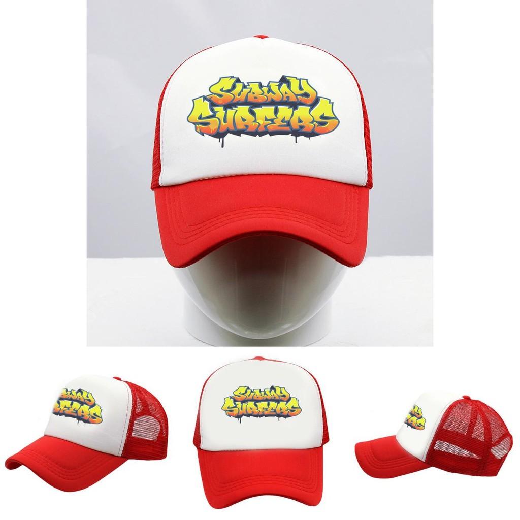 Бейсболка Subway Surfers Защита от УФ лучей Дышащая Унисекс Летняя шляпа для улицы Для фанатов
