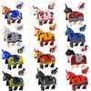 Single Sell Medieval Knight Roman War Horse Rohan Animal Building Blocks Action Figures DIY Toys For Children Gifts