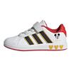 Disney x adidas Grand Court J Микки Маус - Белые Детские Кроссовки Облачно-Белый Основной Черный Ярко-Золотой JQ8067