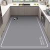 Ковер на кухню Большой коврик из ПВХ кожи Нескользящий Водонепроницаемый Маслостойкий Напольный коврик Современное украшение для дома Alfombra De Cocina