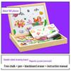 Little Master Educational Magnetic Animal Puzzle & Double-Sided Drawing Board