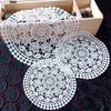 Hollow-out Lace Embroidery Flower Heat Resistant Slip-resistant Dining Table Decorations Accessories