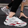 Fashion Mesh Men's Sneakers White Summer Platform Sneakers Stylish Lace-up Male Sneaker Breathable Man Tenis Footwear Men's Sports Shoes