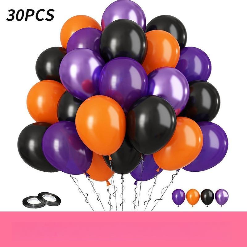 10 inch 30Pcs glitter paper scraps balloon set decoration balloons Christmas Halloween birthday holiday
