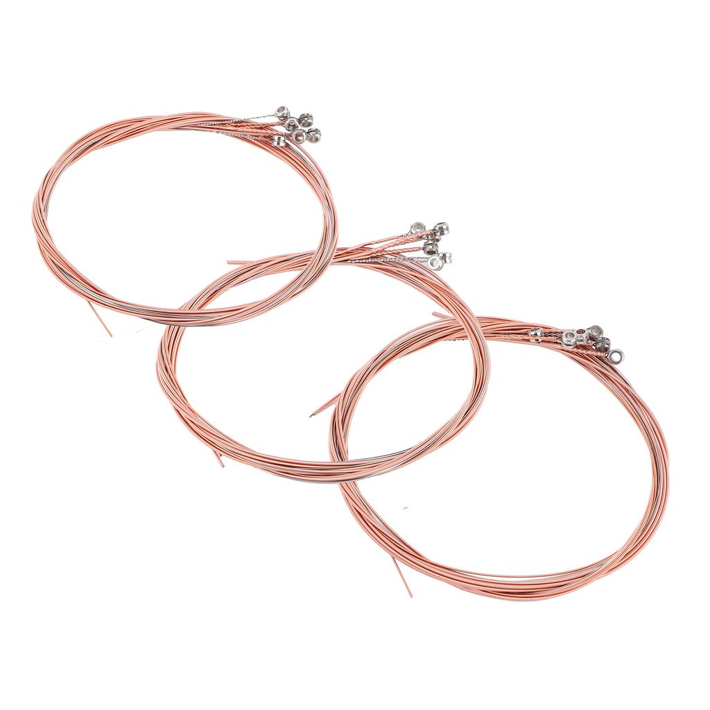 3Set Universal Steel Acoustic Folk Guitar Strings Replacement Musical Instrument Accessories3Set