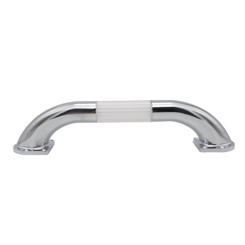 13/18 Inch Zinc Alloy Industrial Pipe Wall Handrail Luminous Door Pull Handle,Staircase Steps Handrail, Grab Bar for RVs