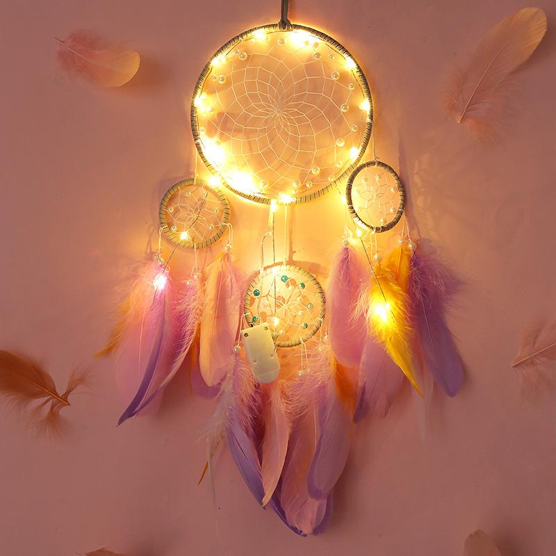 Dreamcatcher Fashion Indian Hanging Ornaments Girls' Heart Home Pendant Photography Props Creative Crafts Gifts
