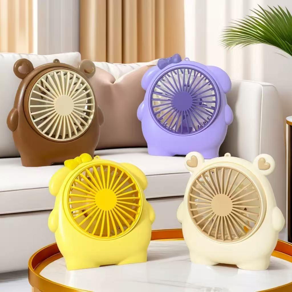 USB Rechargeable Mini Frog Fan for Desktops & Dorms
