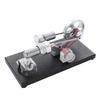 Stirling Engine Model Kit with LED Lights DIY Assembly of Individual Parts- Educational Physics Science Toy for Kids