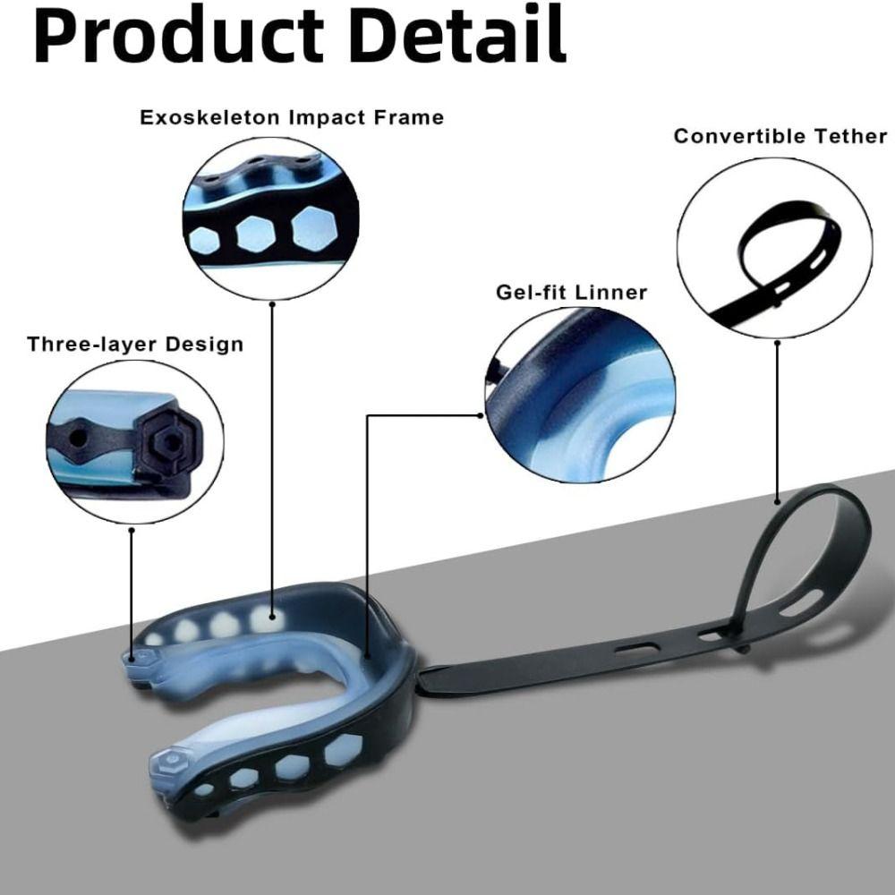 Universal Football Mouthpiece Comfortable Sports Mouthguard  Hockey Accessories
