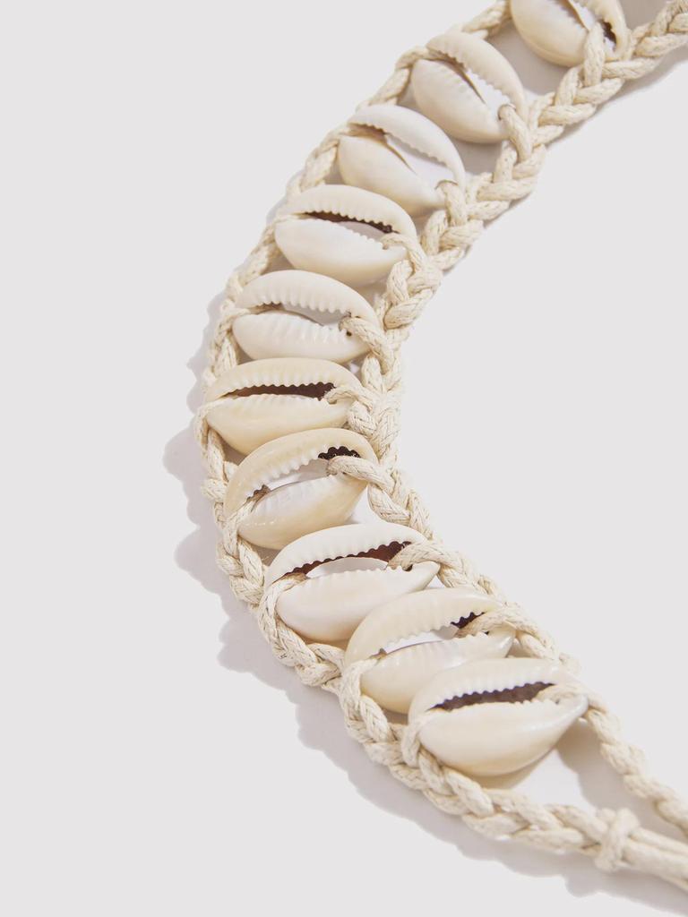 Европейский и американский богемный стиль хлопковый веревочный пояс-ракушка для женщин