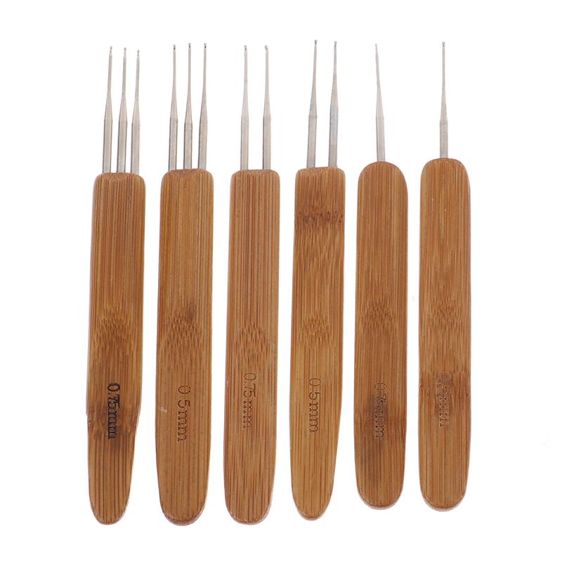 3 шт./лот двойной головкой дред крючком иглы крючок для наращивания волос инструмент для плетения