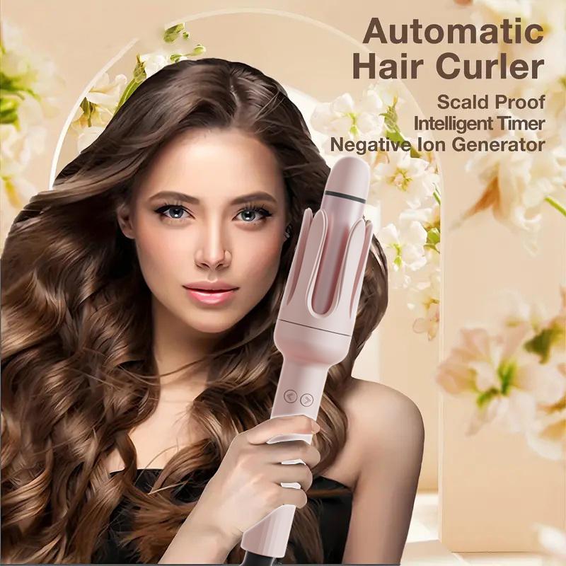 Automatic Hair Straightener 2-in-1 with Negative Ion Generator, Intelligent Timer, and Automatic Power-off