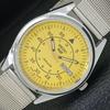 ВОССТАНОВЛЕННЫЕ SEIKO 5 AUTOMATIC 6309A ЯПОНИЯ МУЖСКИЕ ЗОЛОТЫЕ ЧАСЫ С ЦИФЕРБЛАТОМ a427252-2