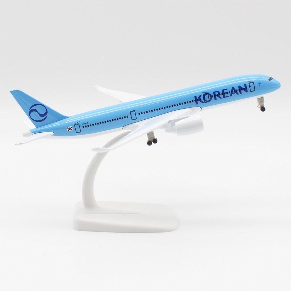 JJC Металлическая миниатюрная модель самолета - Korean Air A350 (Новая раскраска, 1:300, 20 см) - Коллекционные и декоративные