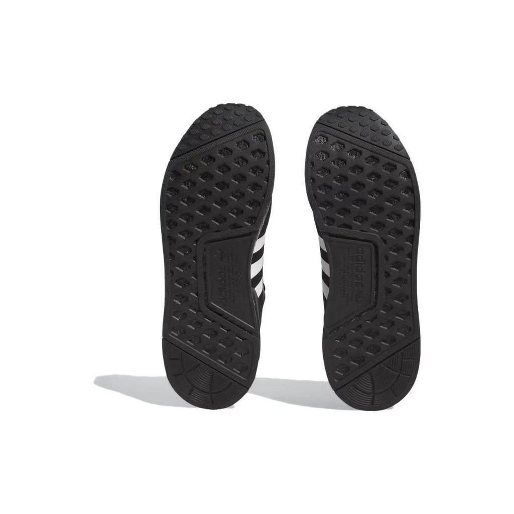 adidas NMD_R1 V2 Японский принт - Черно-красные мужские кроссовки Core-Black Cloud-White ID2852