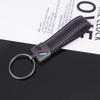 BBKQ7 Leather Car Key Keychainn Pendant Holder Gift For BMW M Performance E46 G80 F48 E84 G01 F30 G11 X1 X3 X5 X6 G07 Auto Accessories