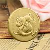 Сувенирная монета «Змея» 2025 года, коллекционная железная монета на китайский Новый год, двухсторонняя монета «Змея», значок удачи и богатства, подарок для друзей семьи