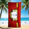 1Pc Garfield Behind Wall Beach Towel Quick Dry Multiuse For Beach Pool Gym Yoga Home Travel Christmas Halloween Xmas Gift N1294