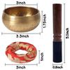 Набор тибетских поющих чаш Звуковая чаша Медитативная чаша Уникальный подарок Полезно для медитации йоги снятия стресса