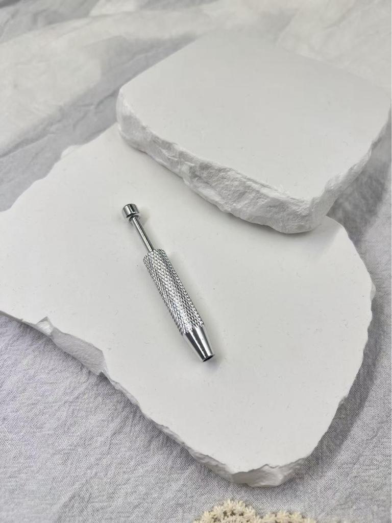 U-образный кольцо-пирсинг для носа из нержавеющей стали с двойным цирконием