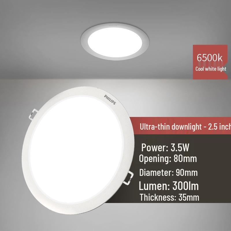 Philips DN200 Mingxin Ultra-Thin LED Recessed Ceiling Downlight for Living Room