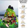 1pc Ben10 Aliens Flannel Blanket, Soft Skin Friendly with Digital Printing, Various Sizes Available for Family, Friends, Birthday