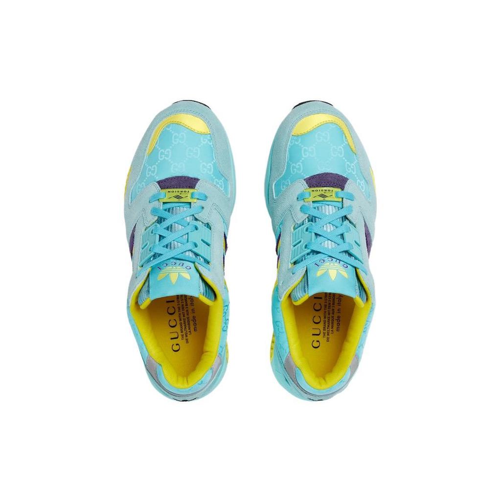 Adidas Originals ZX 8000 GG Canvas Fashion Lace-Up Durable Low-Top Sports Casual Shoes Women Sneaker Light-Green 722212-AAA9L-4644