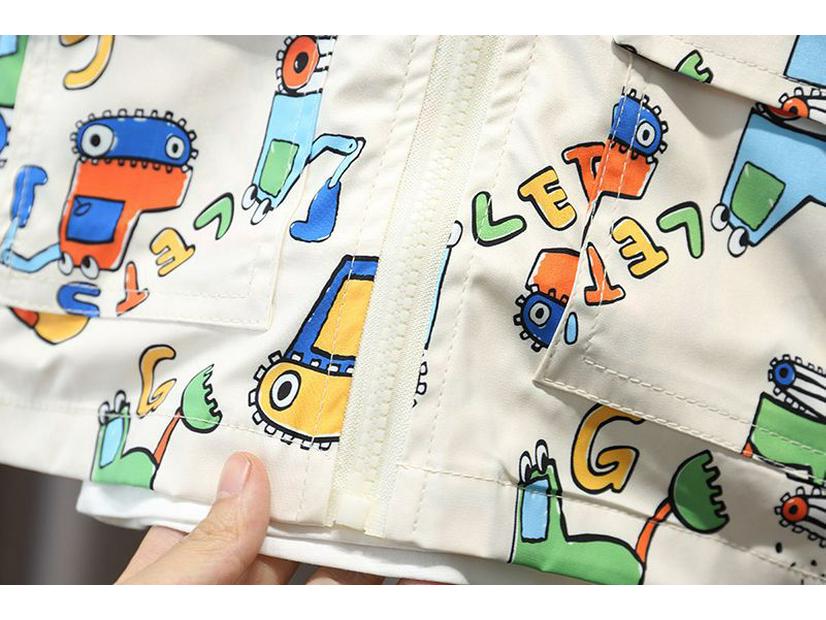 Модный детский ветрозащитный плащ в корейском стиле: Модная куртка для мальчиков и девочек на весну/осень 2023