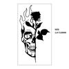 Xqb Black Skull Animal Eagle Snake Water Transfer Tattoo Simulation Disposable Tattoo Sticker