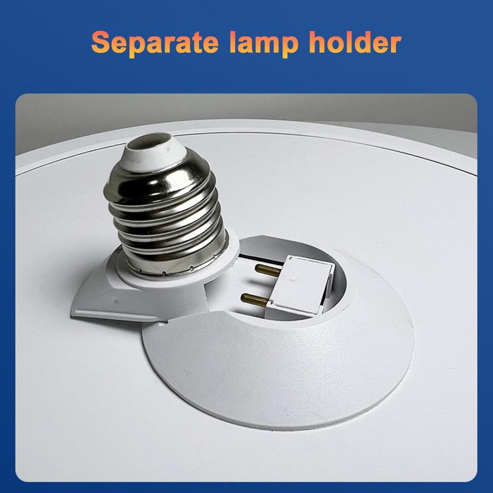 E27 Energy Saving Light Bulb White Color High Power LED Light Disc Light Bulb For Home Use