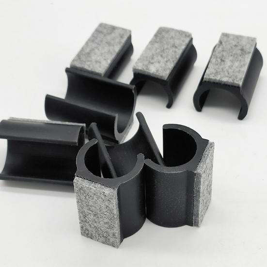 5 шт. наконечники для ножек стульев с войлочными накладками U-образные пластиковые ножки стола защитные накладки нескользящие мебельные ножки трубчатые колпачки для диаметра 19/22/25 мм