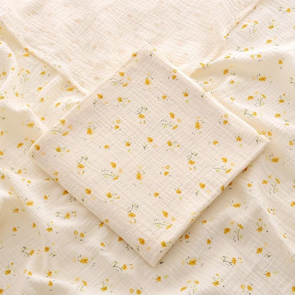 Soft Cotton Newborn Wrap Blanket Double-Layered Baby Quilt Soft Gauze Wrap Blanket For Newborn