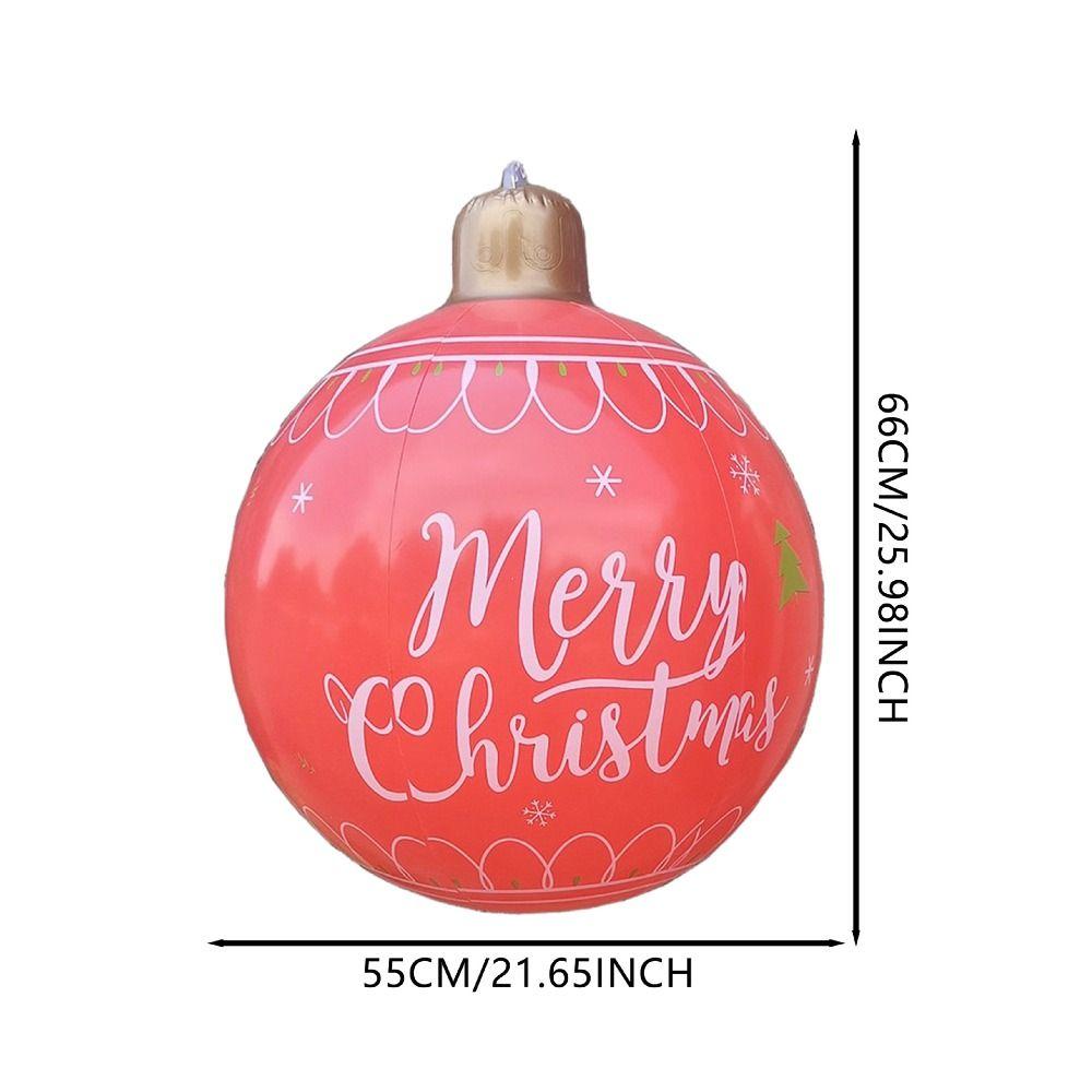 DIY Inflatable Ball PVC XMAS Balloon Gift Courtyard Balloon Christmas