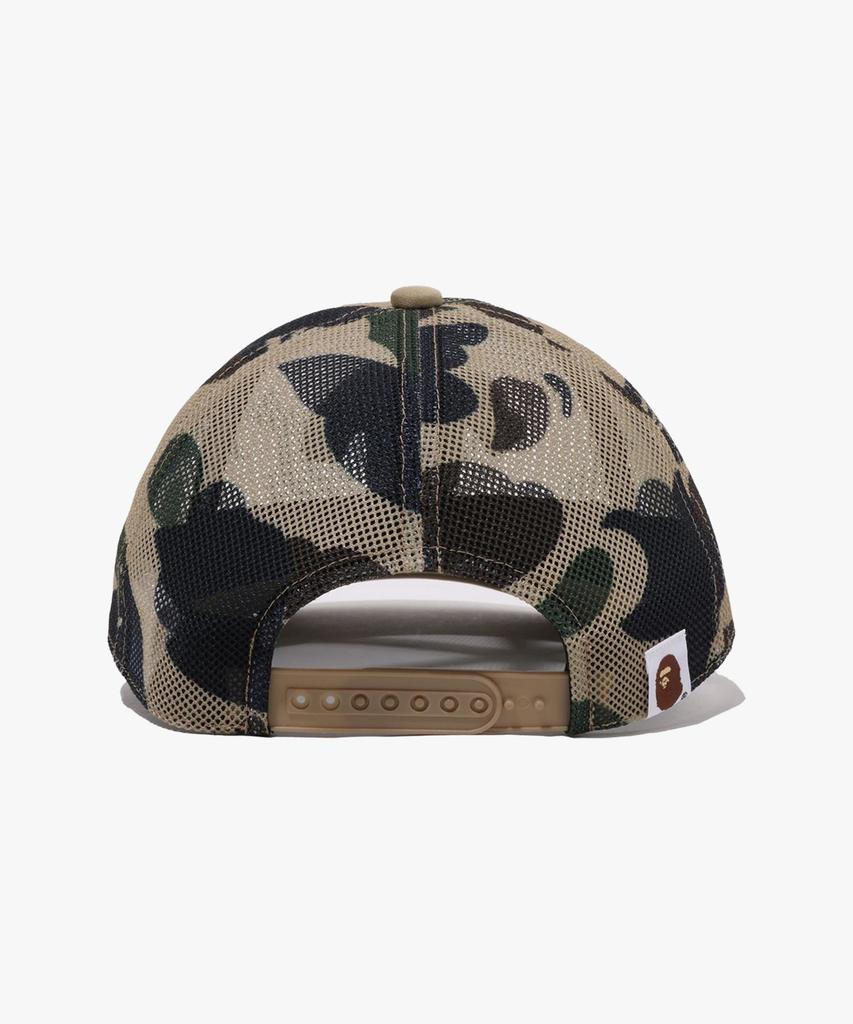 Кепка-сетка Beipeu First Camo с вышивкой и нашивками в стиле колледжа, желтая