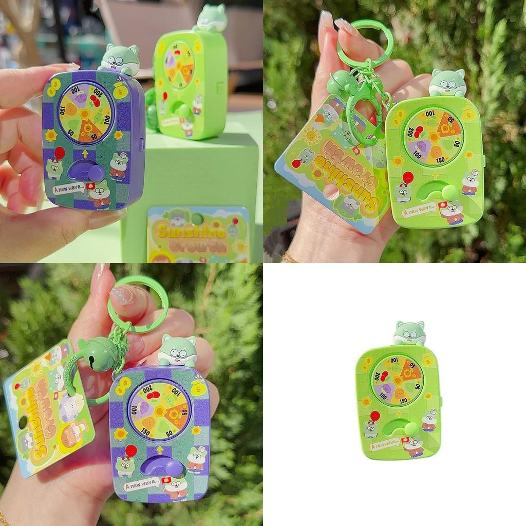 Zombies Plants Vs Originality Fun Roulette Game Cartoon Keychain Pendant