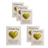 1/2/3Pcs Love Heart Tennis Pocket Hug with Positive Card Emotional Support Heart Shaped Ball