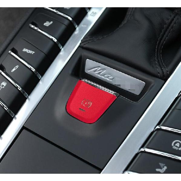 P Button Handbrake Parking Decoration Cover Trim For Porsche Macan 2014 Cayenne Panamera 18-22 Car Styling Interior