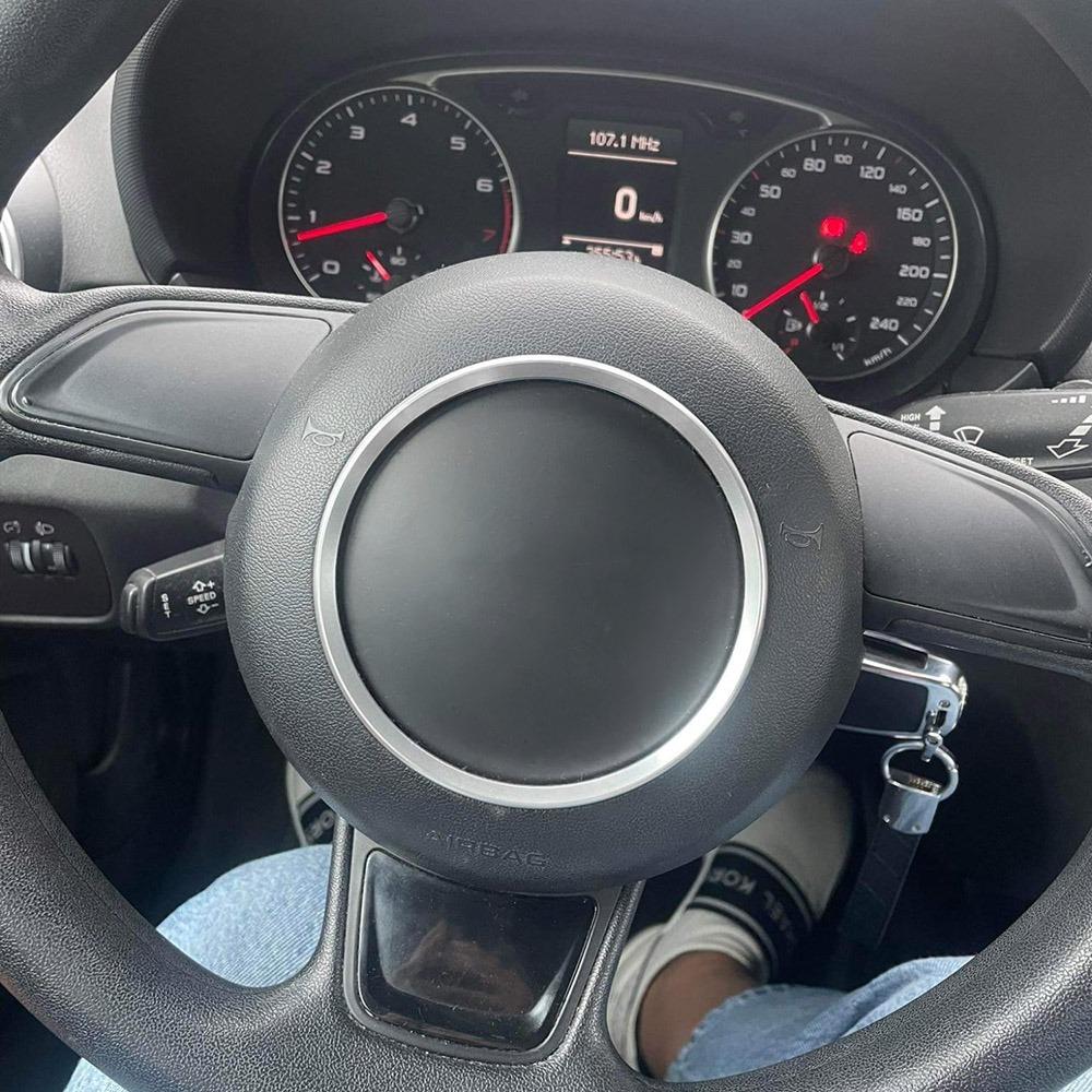 Для A3 A4 A5 Q5 2012-2015, A1 8X A6 C6 A7 Q3 2011-2018 рулевое колесо автомобиля логотип декоративное кольцо значок отделка круг наклейки