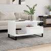  Coffee Table, White 90x49x45 Cm, Wood-based Material