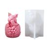 Easter Egg Rabbit Decoration Candle Silicone Mold Epoxy Resin DIY Ornaments Making Soap Melt Resin Clay Home Decorations