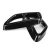 2Pcs Car Stainless Steel Black Exhaust Tailpipe Cover Trim for BMW 5 Series G30 2017 2018