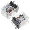10A Mini Electromagnetic Relay Electronic Modules DPDT 8 Pin LED Lamps