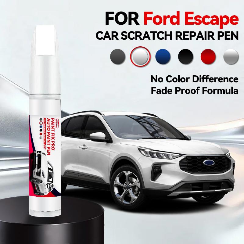 Для Ford Escape 2001-2025 U1 U2 U3 C2 Ремонтный карандаш для краски Подкрашивание Удаление царапин Автоаксессуары Черный Белый Серебристый Синий Красный