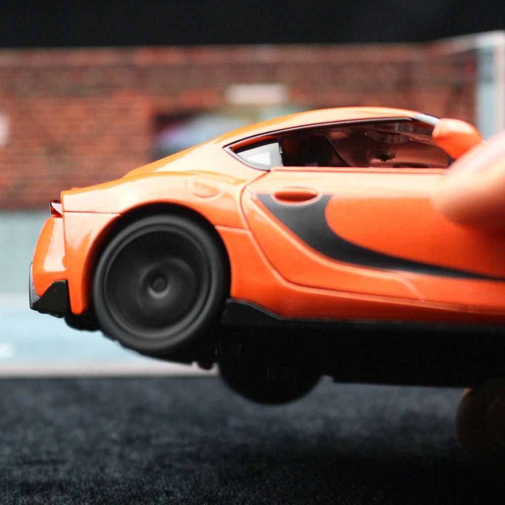 1/32 Форсаж 9 Toyota GR Supra гоночная машинка игрушка для детей литая миниатюрная модель инерционная коллекционная подарок для мальчика