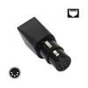 ABBY-1Пара DMX на RJ45 Коннектор RJ45 Ethernet на 5-контактный XLR DMX Женский и Мужской Адаптер для Аудио Видео, Легкая Установка, Легко Использовать
