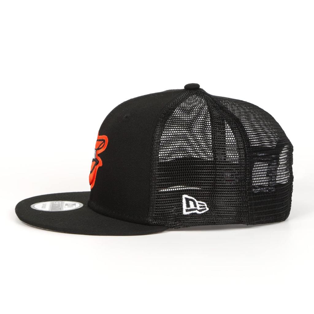 NEW ERA MLB Mesh Cap Snapback 9FIFTY Baltimore Orioles black Orioles Free Size
